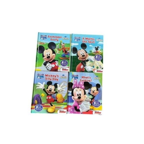 Mickey Mouse & Friends Disney Junior Storybook Set Of 4 - Picture 1 of 2